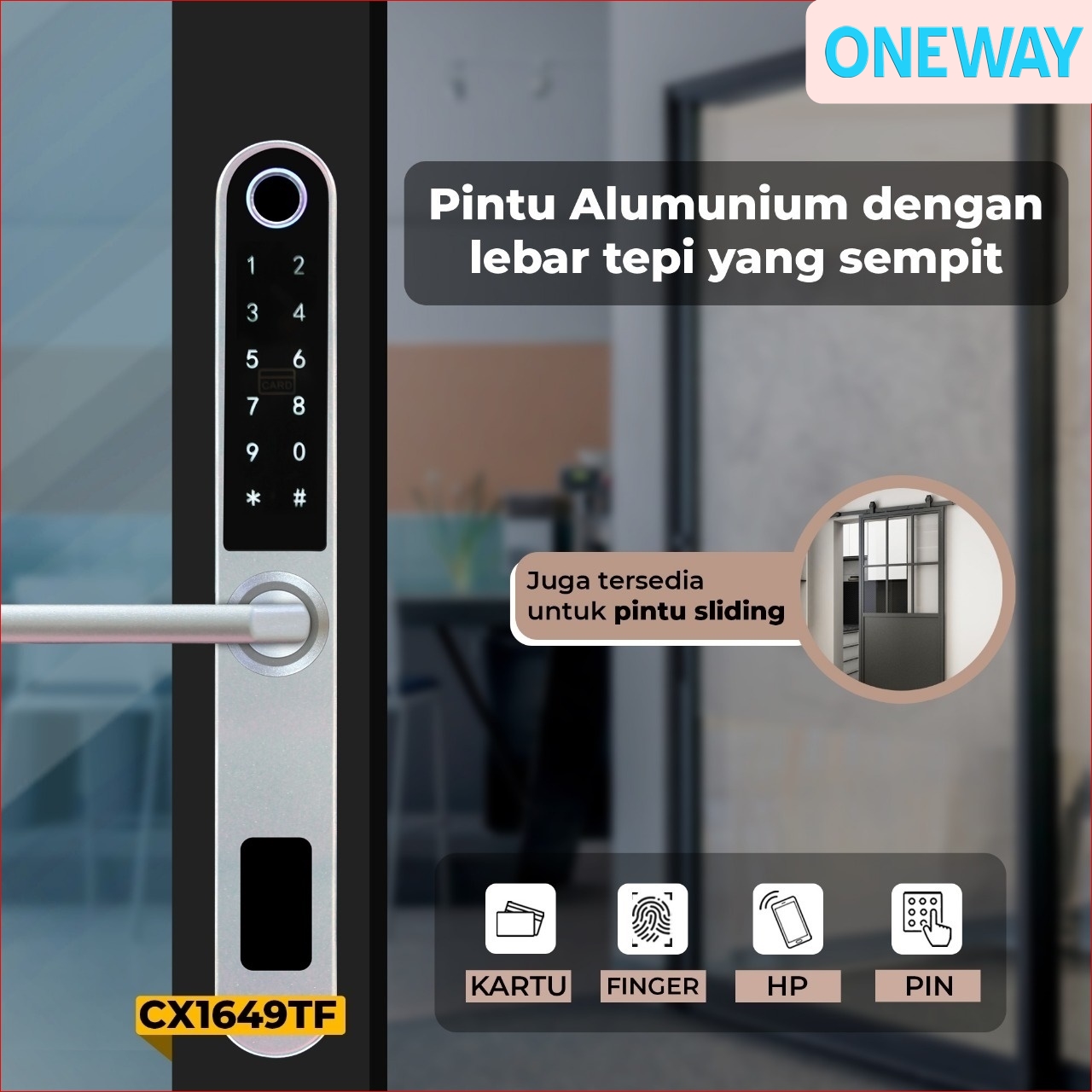 Harga Kunci Digital untuk Pintu Sliding di Bali