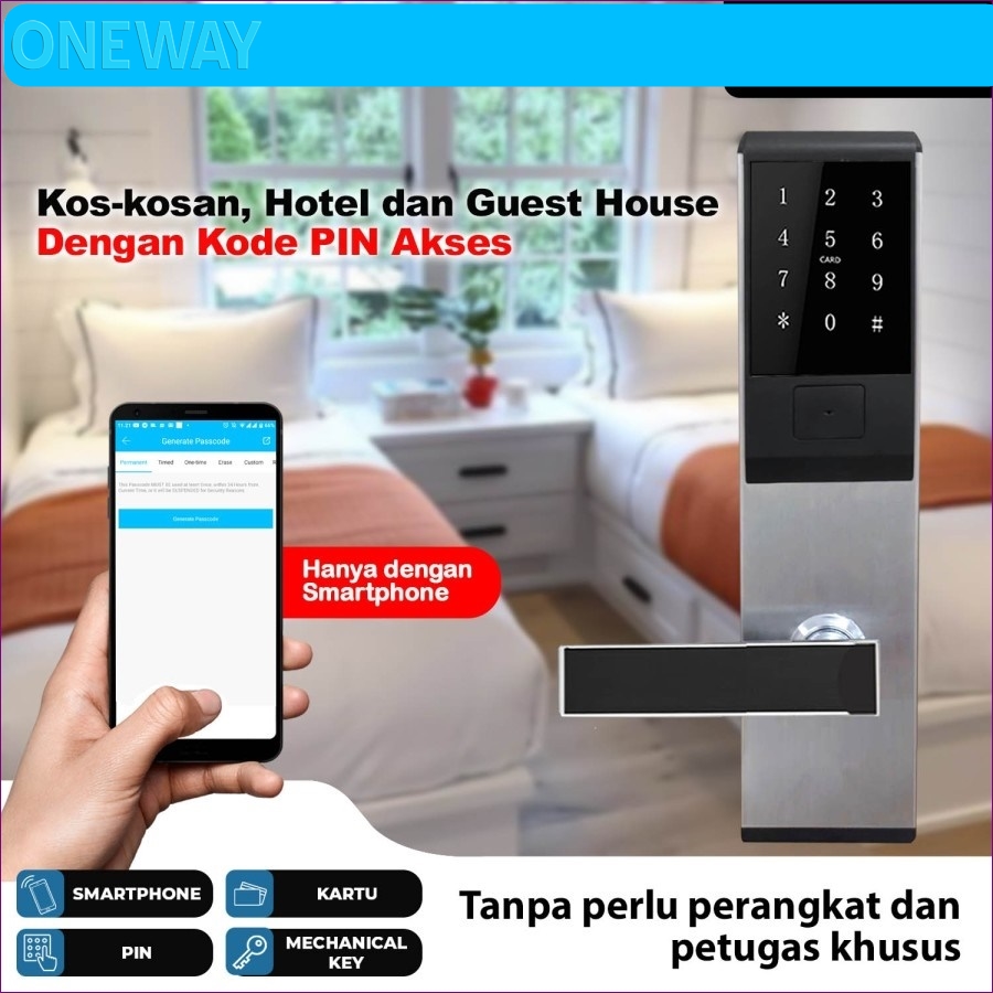 Smart Door Lock untuk Penginapan di Bali
